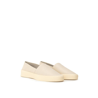 Fear Of God Graue Leder-Slipper