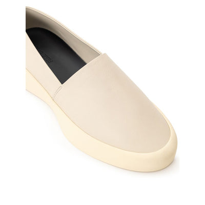 Fear Of God Graue Leder-Slipper