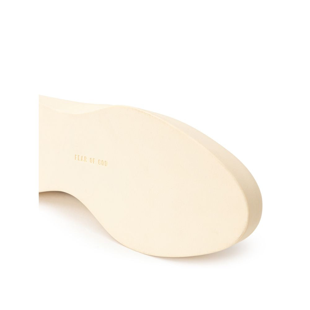 Fear Of God Graue Leder-Slipper