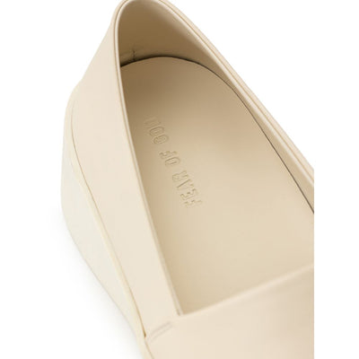 Fear Of God Beige Leder Slipper