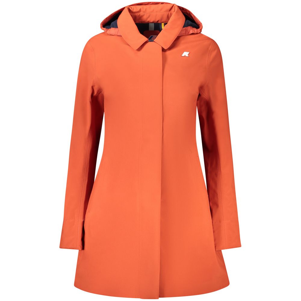 K-WAY Roter Polyester Damenmantel