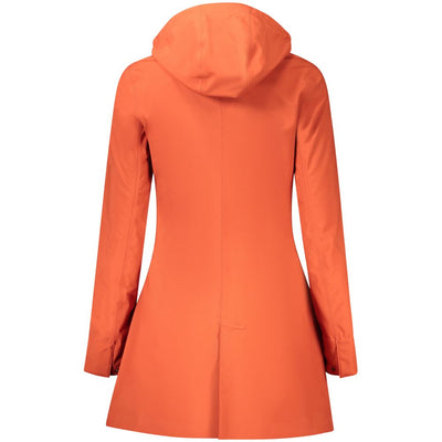 K-WAY Roter Polyester Damenmantel
