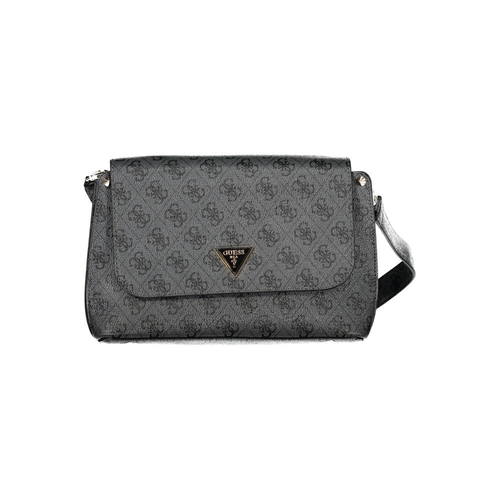 Guess Jeans Schwarze Polyethylen-Handtasche
