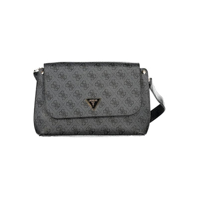 Guess Jeans Schwarze Polyethylen-Handtasche