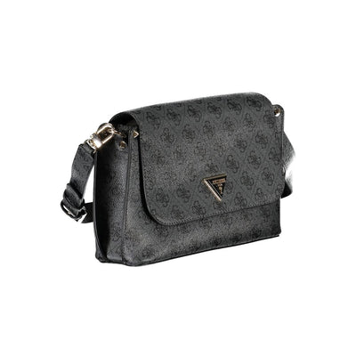 Guess Jeans Schwarze Polyethylen-Handtasche