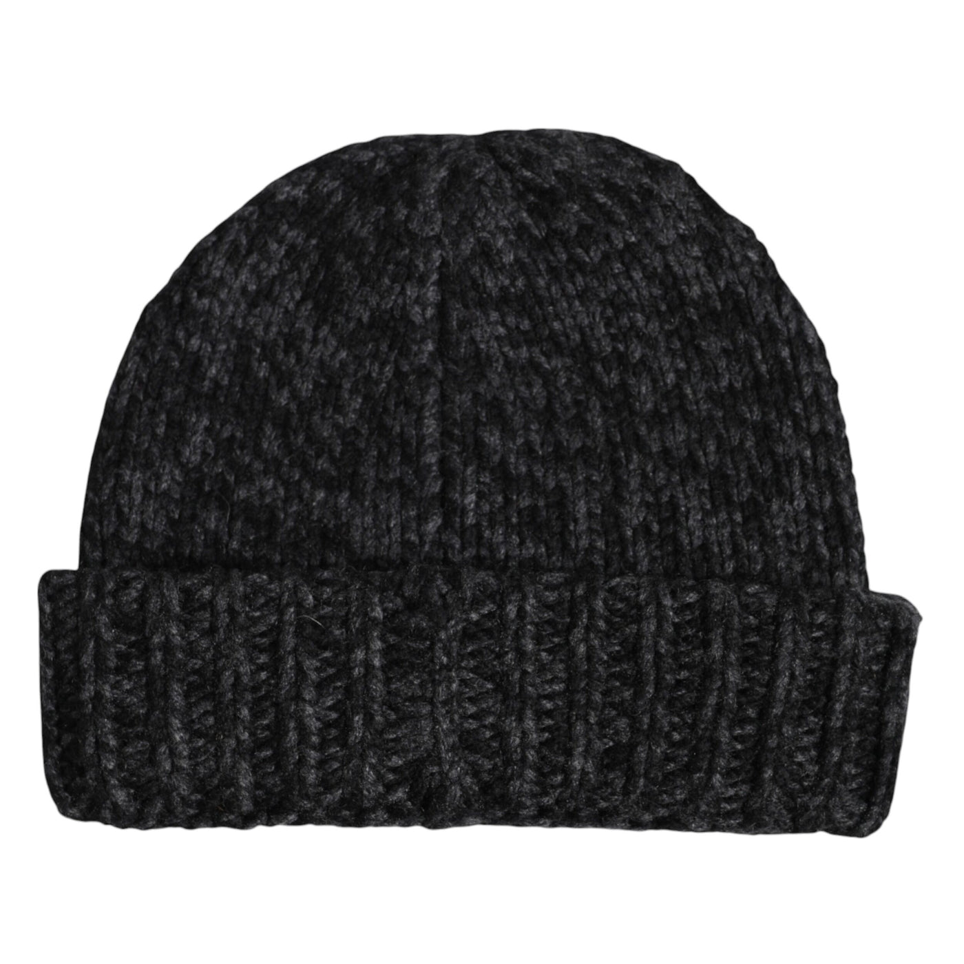 Dolce & Gabbana Graue Kaschmir-Strickmütze Winter Beanie