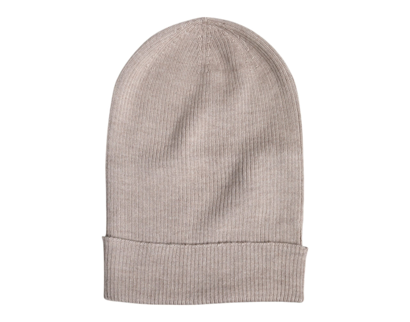 Dolce & Gabbana Beige Kaschmir Strickmütze Wintermütze