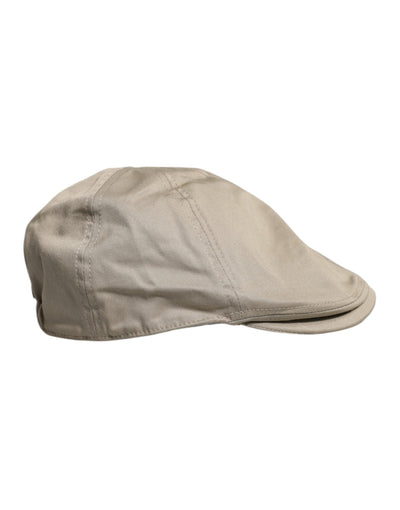 Dolce & Gabbana Beige Baumwolle Newsboy Capello Cabbie Hut