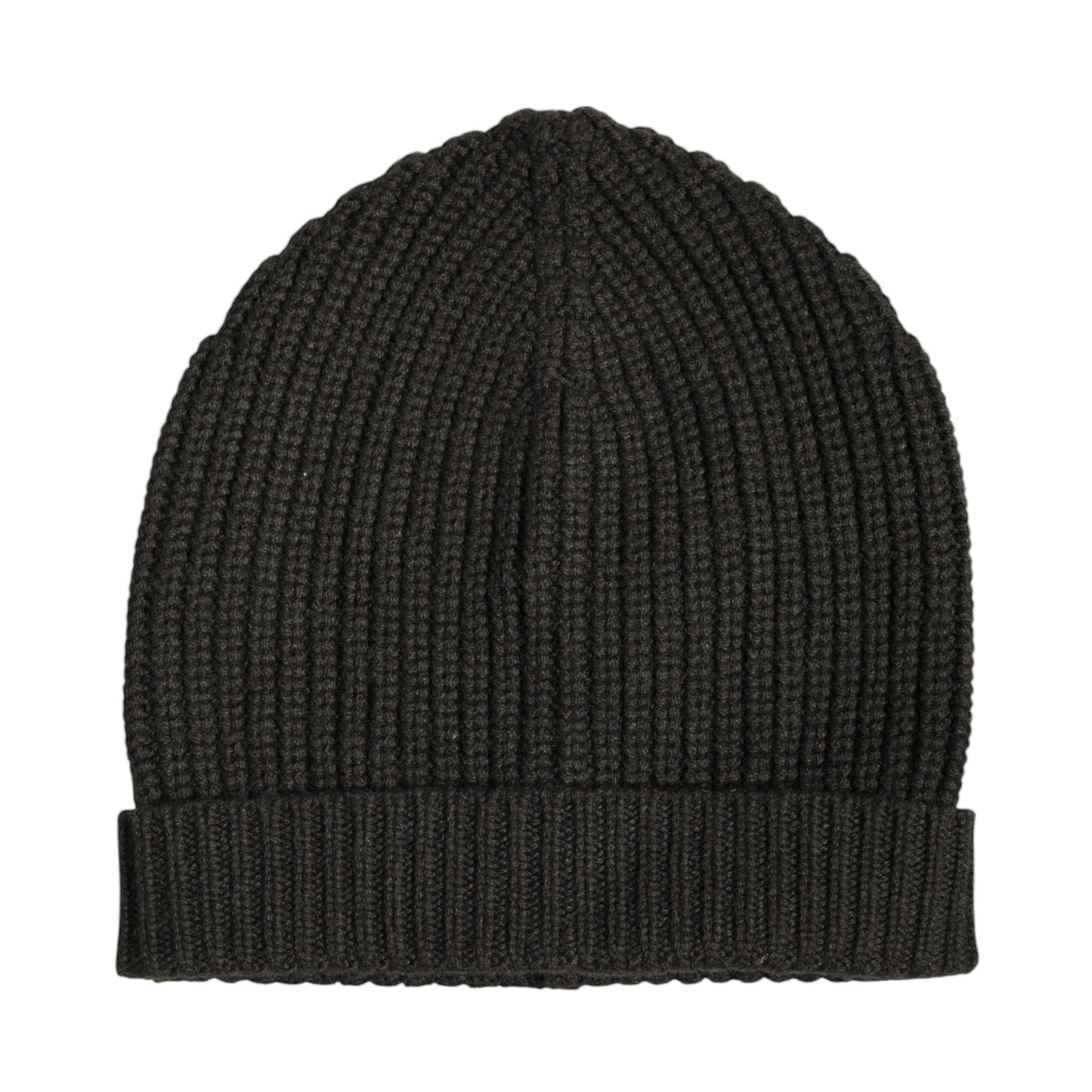 Dolce & Gabbana Dunkelgraue Kaschmir-Strickmütze Winter Beanie