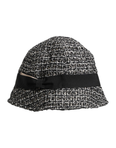 Dolce & Gabbana Schwarzer Eimerhut aus Baumwollmischung