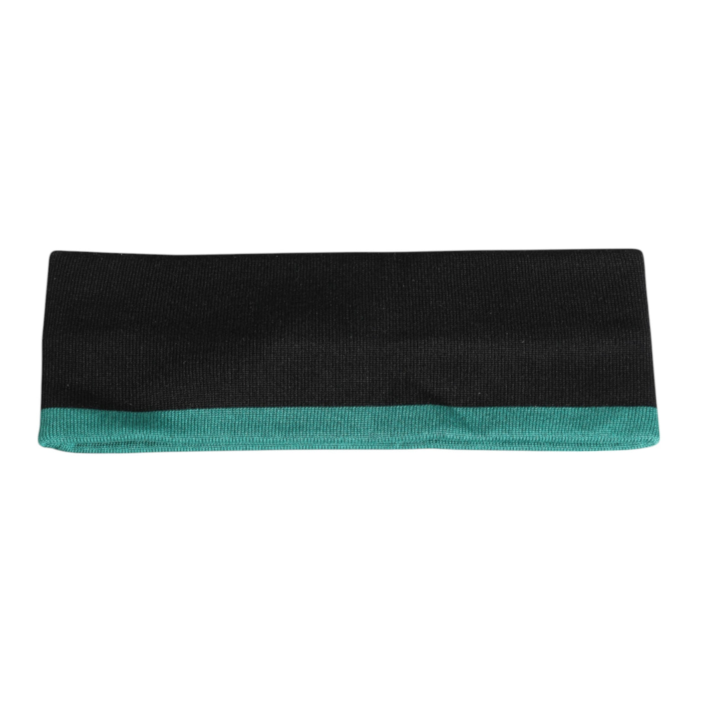 Dolce & Gabbana Schwarze Seide gestrickt DG Königin Stirnband Hut