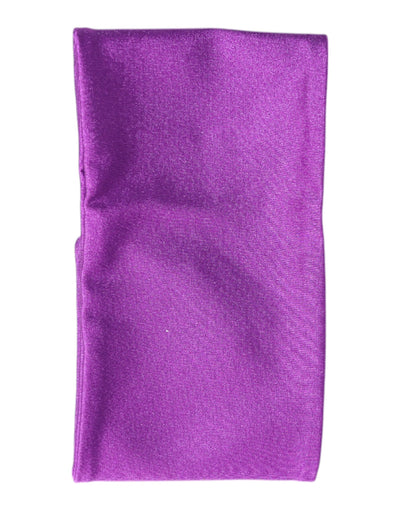 Dolce & Gabbana Lila Nylon Stretch Damen Halswärmer Schal