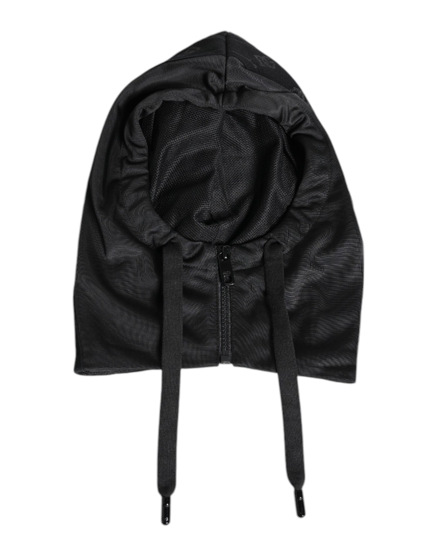 Dolce & Gabbana Schwarzer Polyester-Ganzkopf-Wickelhut