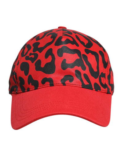Dolce & Gabbana Rote Baumwolle 6 Panels Frauen Baseballmütze