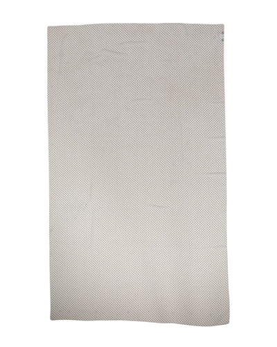 Dolce & Gabbana Weißer gepunkteter Polyester-Wickeltuch-Schal