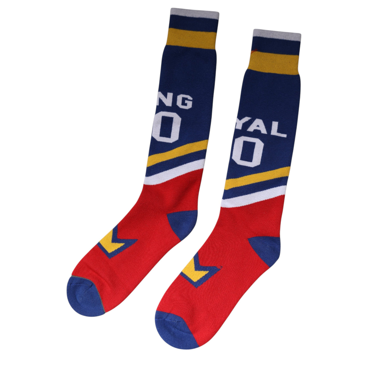 Dolce & Gabbana Multicolor Cotton Stretch Over Calf Socken
