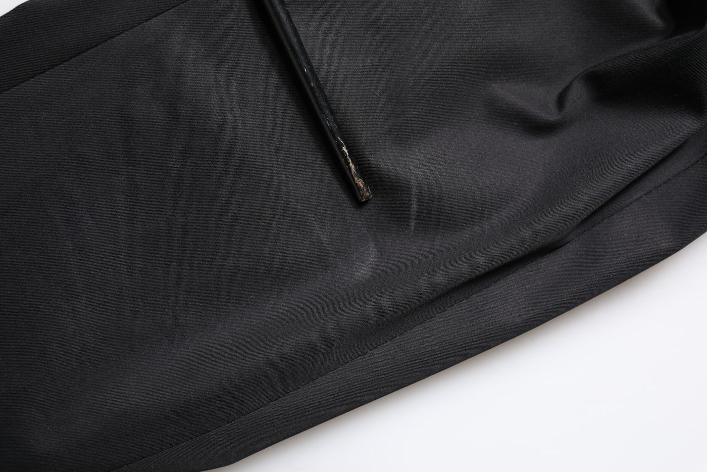 Dolce & Gabbana Schwarzer Baumwollmantel einreihig Männer Blazer