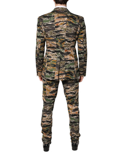 Dolce & Gabbana Multicolor TAORMINA Einreihiger 2-teiliger Anzug
