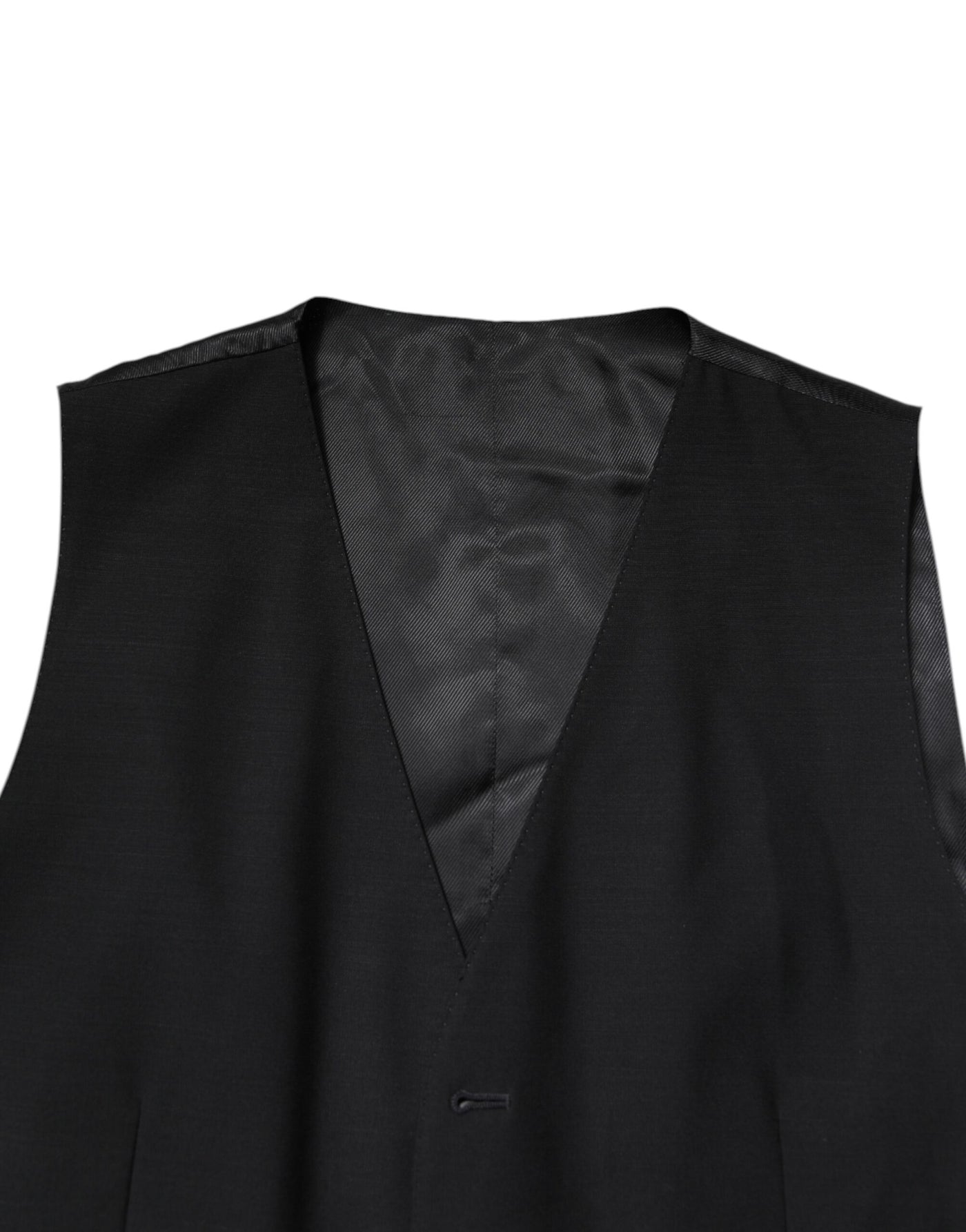 Dolce & Gabbana Schwarzer einreihiger formeller 3-teiliger Anzug