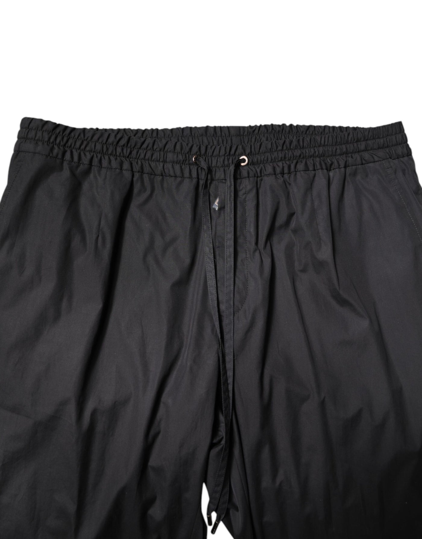 Dolce & Gabbana Schwarzer einreihiger 2-teiliger Anzug aus Baumwolle