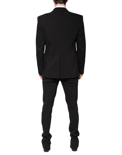 Dolce & Gabbana Multicolor Polyester Jacquard 2 Stück Anzug