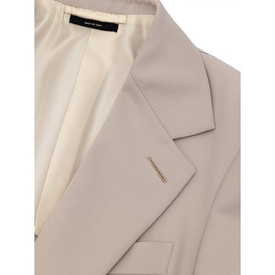 Tom Ford Beigefarbener Wollanzug &amp