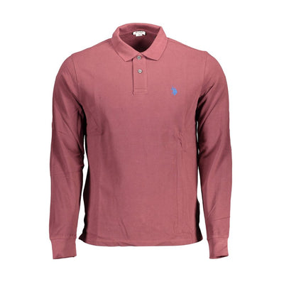 U.S. POLO ASSN. Lila Baumwolle Männer Polo Shirt