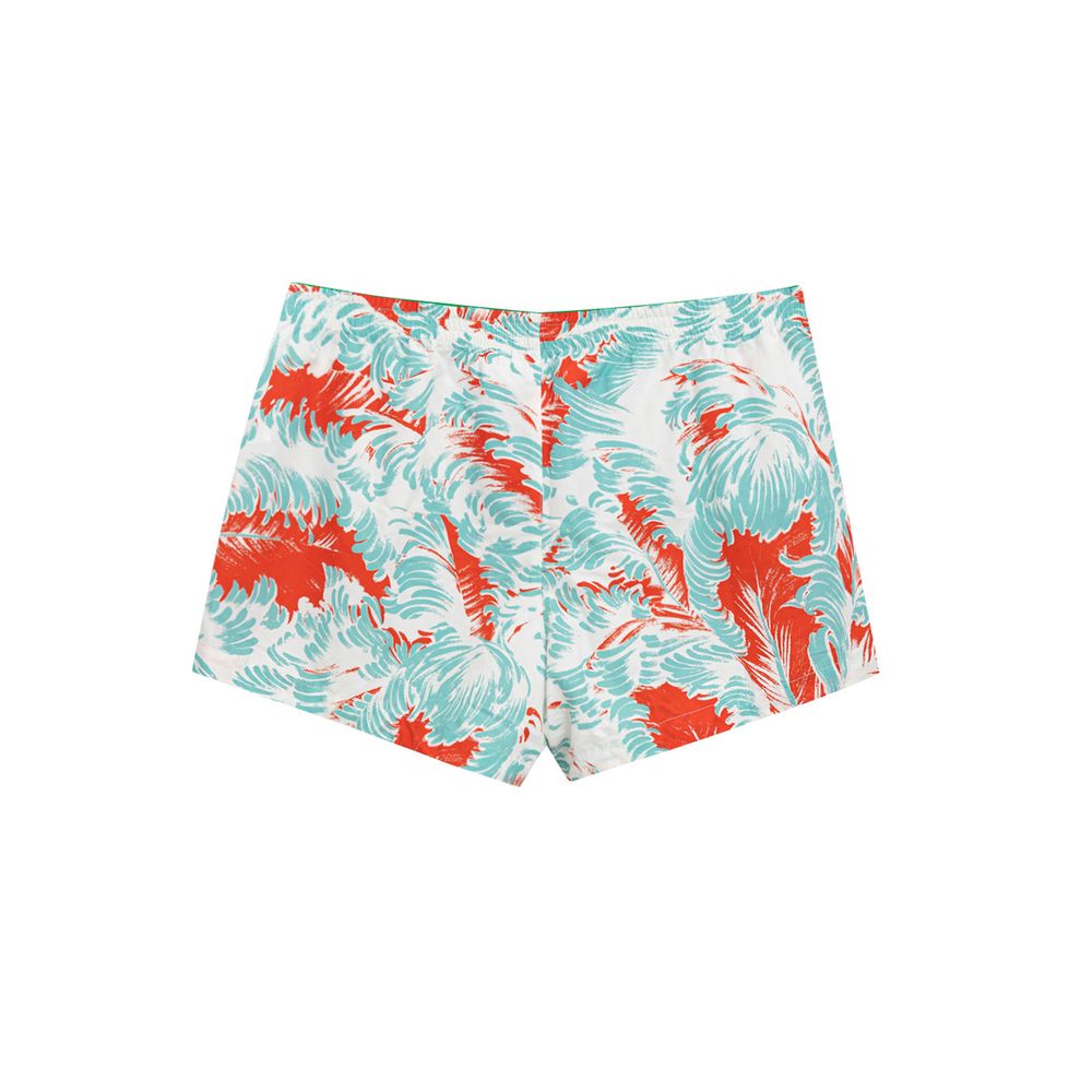 Bottega Veneta Weiße Polyamid-Badeshorts