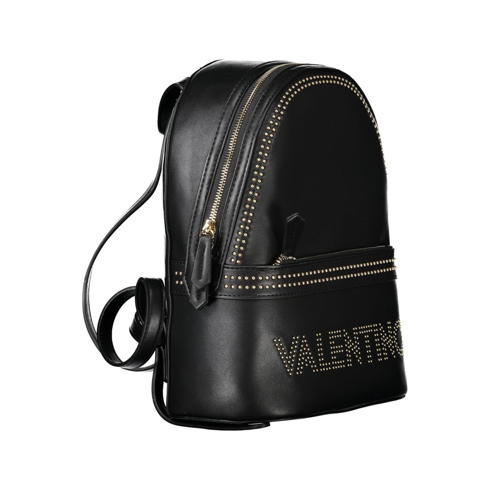 Mario Valentino Schwarzer Polyethylen-Rucksack für Frauen