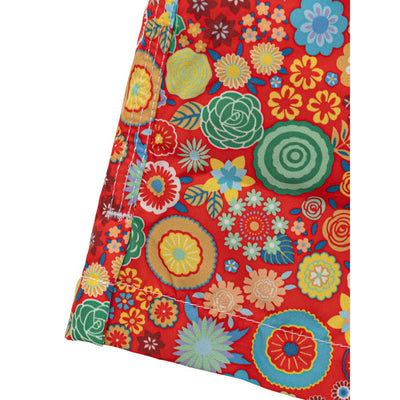 Isaia Rote Polyester-Badeshorts