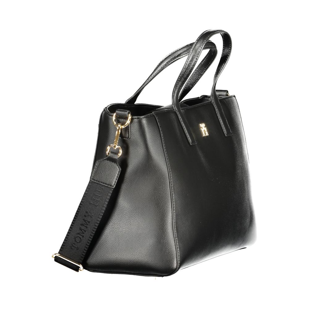Tommy Hilfiger Schwarz Polyester Frauen Handtasche