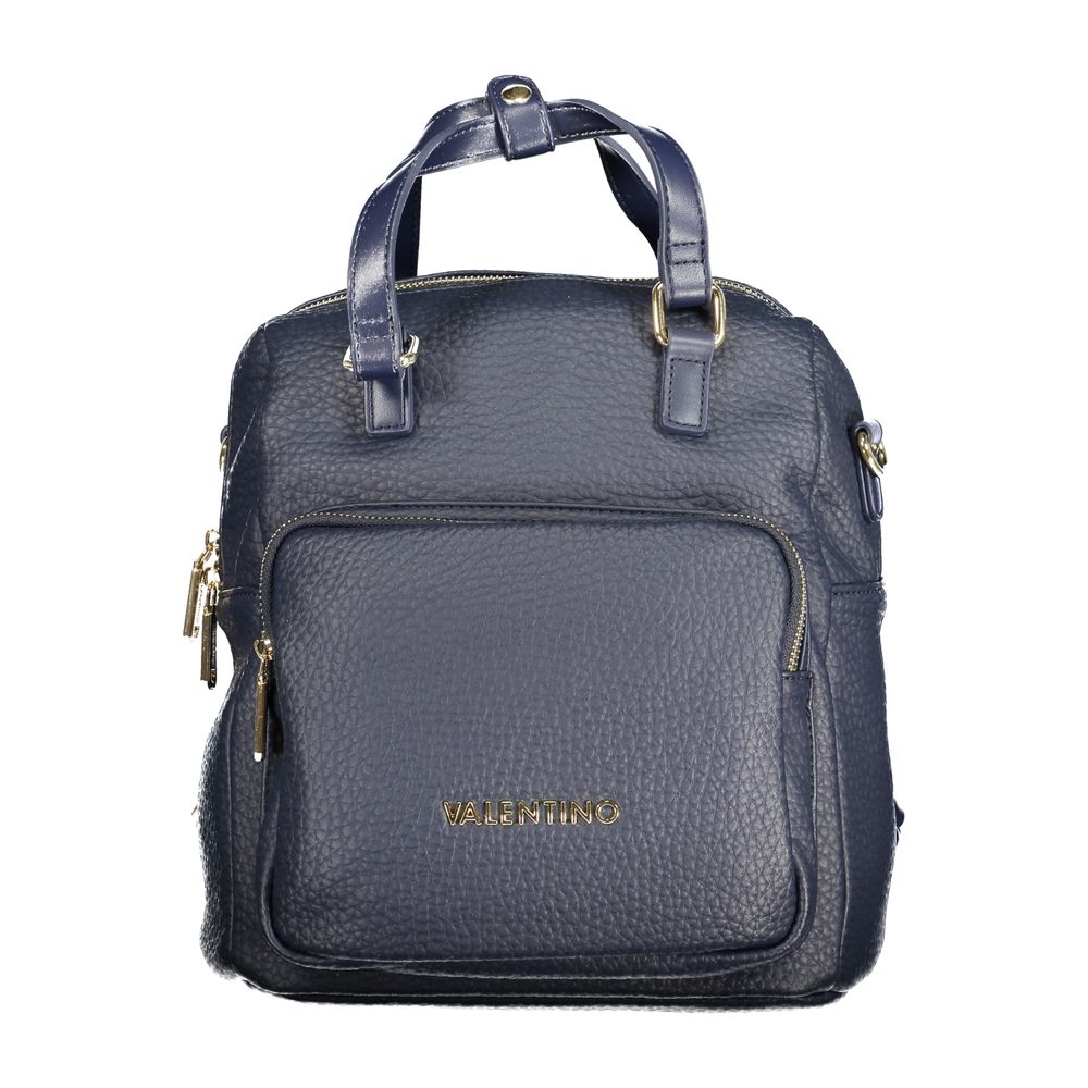 Mario Valentino Blauer Polyethylen-Rucksack für Frauen