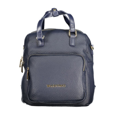 Mario Valentino Blauer Polyethylen-Rucksack für Frauen