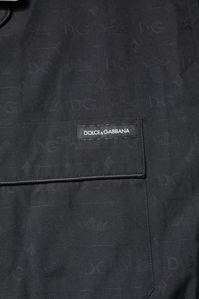 Dolce & Gabbana Schwarzer Baumwoll-Pyjama für Männer Schlafanzug