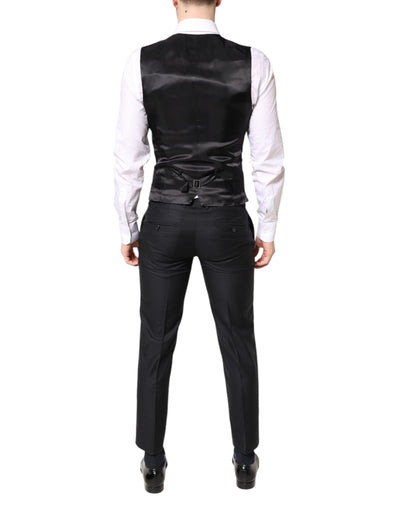 Dolce & Gabbana Blauer MARTINI Wolle Formal 3 Stück Anzug