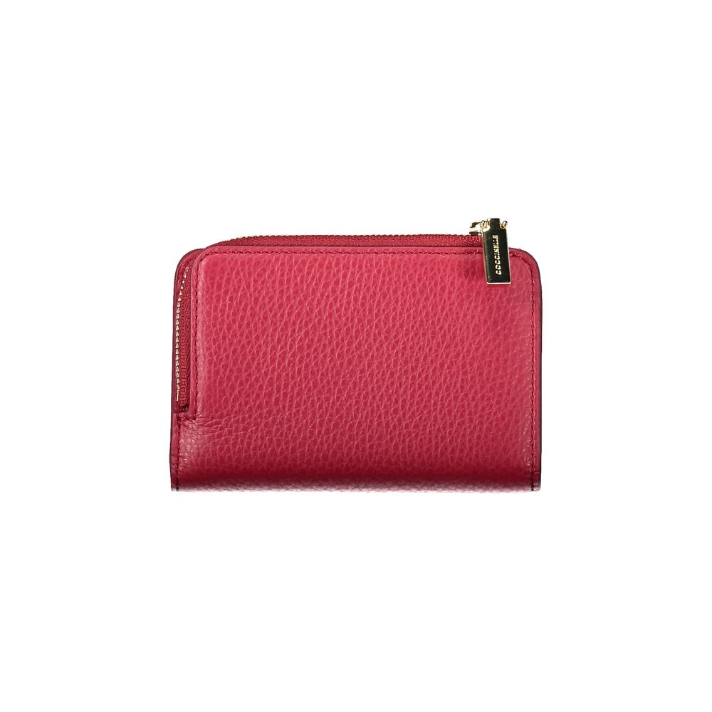 Coccinelle Rotes Leder Portemonnaie für Frauen