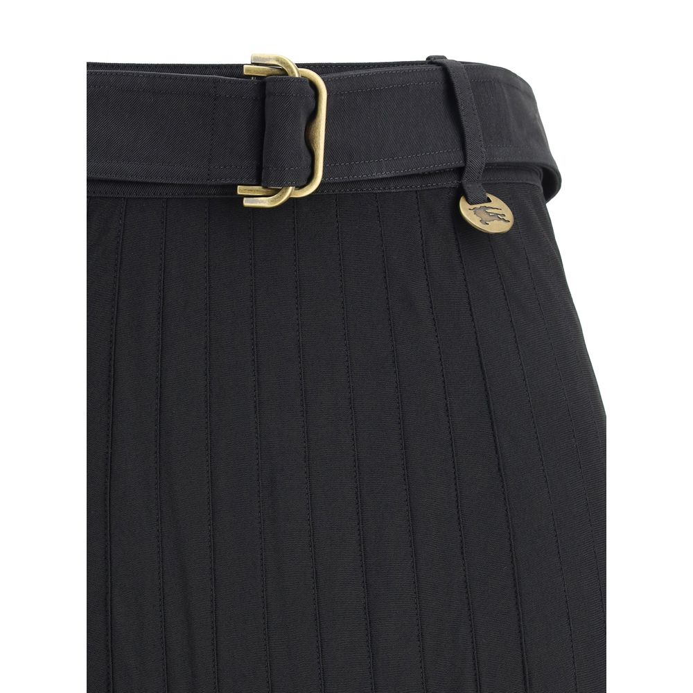 Burberry Plissierter Midirock