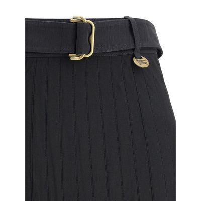 Burberry Plissierter Midirock