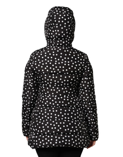 Dolce & Gabbana Schwarze Kapuzenpulli-Zip-Wendejacke