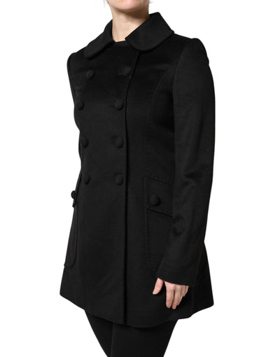 Dolce & Gabbana Schwarze Sartoria Italiano Blazer Jacke aus Wolle