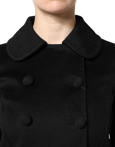 Dolce & Gabbana Schwarze Sartoria Italiano Blazer Jacke aus Wolle