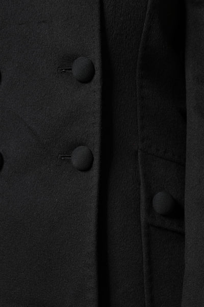 Dolce & Gabbana Schwarze Sartoria Italiano Blazer Jacke aus Wolle