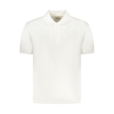 Guess Jeans Weißes Baumwoll-Poloshirt für Männer