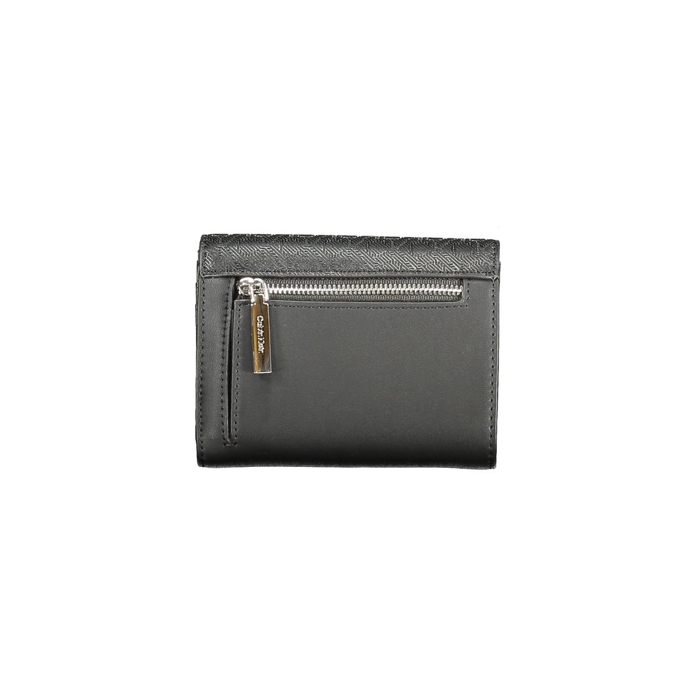 Calvin Klein Schwarzes Polyester Portemonnaie für Frauen