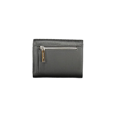 Calvin Klein Schwarzes Polyester Portemonnaie für Frauen