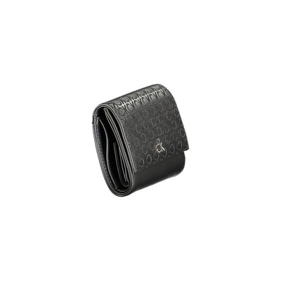 Calvin Klein Schwarzes Polyester Portemonnaie für Frauen