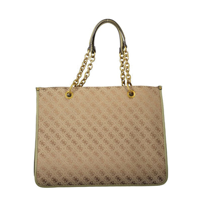 Guess Jeans Grün Polyester Frauen Handtasche