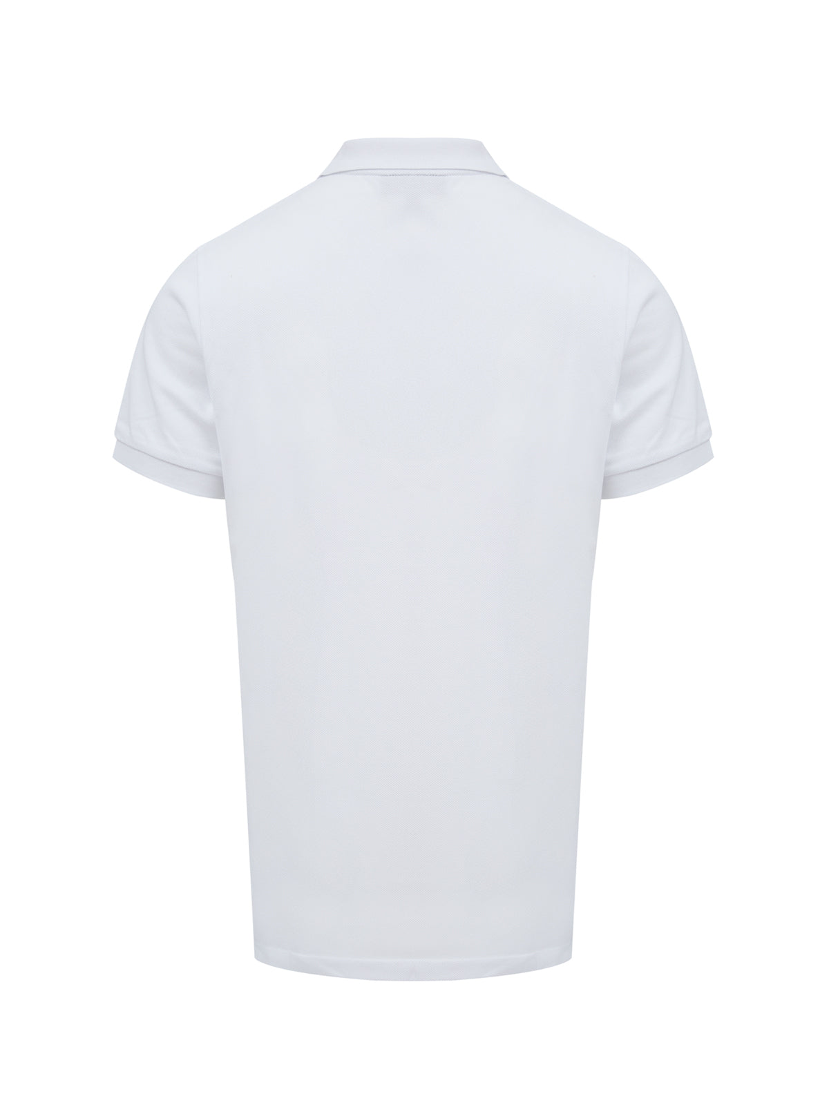 Burberry Weißes Polohemd mit Kragen aus Baumwolle