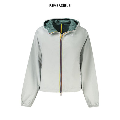K-WAY Graue Nylon Frauen Jacke