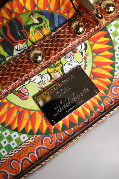 Dolce & Gabbana Schwarzes Kleid Keramik Porzellan Mode Leder Sizilien Puppen